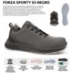 Imagen de Zapatilla Forza Sporty S3 Negro Esd T-44 Panter