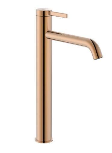 Imagen de GRIFO MONOMANDO PARA LAVABO ONA CAÑO ALTO ORO ROSADO A5A349ERG0