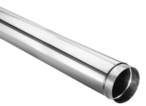 Imagen de Tubo Chimenea Galvanizado 125X0.8