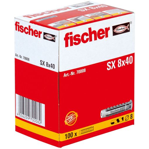 Imagen de Caja 100 Taco Sx 8x40 70008 