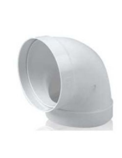 Imagen de CODO 90° REDONDO Ø120 MM 0870 SIBER