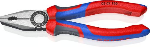 Imagen de ALICATE UNIVERSAL MANGO CONFORT 180 MM KNIPEX