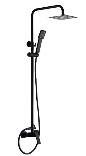 Imagen de COLUMNA DE DUCHA MONOMANDO ART NEGRA BDAR025/NG IMEX