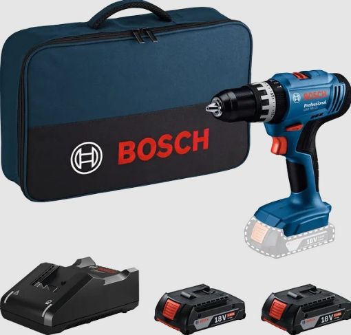 Imagen de TALADRO PERCUTOR A BATERÍA GSB 18V-25 06019K9306 BOSCH PROFESSIONAL