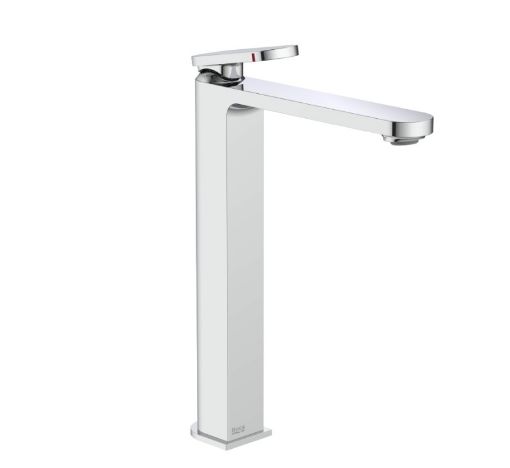 Imagen de GRIFO MEZCLADOR DE LAVABO ALTO CON CLICK CLACK CROMADO A5A347GC00 ROCA